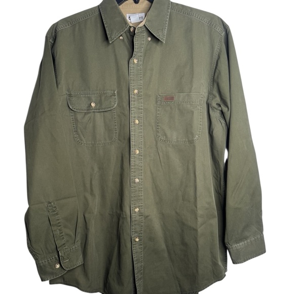 Carhartt Other - Carhartt Olive Button-Up Shirt